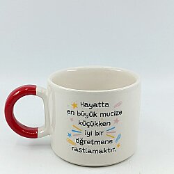 HAYATTAKİ EN BÜYÜK MUCİZE-D KUPA - KIRMIZI SAP - 