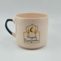 HAYIRLI RAMAZANLAR-MİSTİK KUPA - SİYAH SAP - 