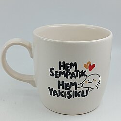 HEM SEMPATİK HEM YAKIŞIKLI-BODUR KUPA - TRANSPARAN - 
