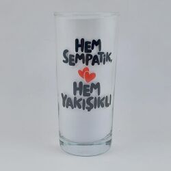 HEM SEMPATİK HEM YAKIŞIKLI-RAKI BARDAĞI - ŞEFFAF - 