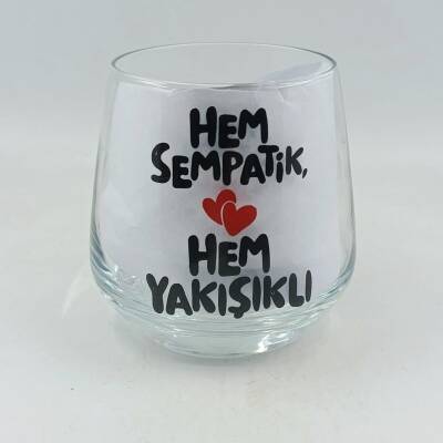HEM SEMPATİK HEM YAKIŞIKLI-VİSKİ BARDAĞI - ŞEFFAF - 1
