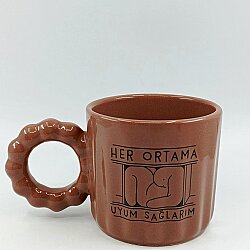 HER ORTAMA UYARIM -PRENSES KUPA - KAHVERENGİ GÖVDE KAHVERENGİ SAP - 