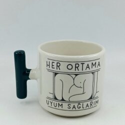 HER ORTAMA UYARIM -T KUPA - YEŞİL SAP - 