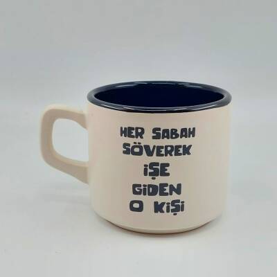HER SABAH İŞE SÖVEREK GİDEN - VENUS KUPA - SİYAH İÇ - 1