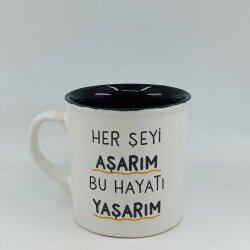 HER ŞEYİ AŞARIM -İDA KUPA - TRANSPARAN SAP TRANSPARAN GÖVDE SİYAH İÇ - 