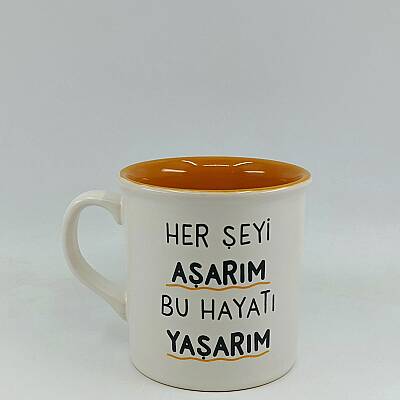 HER ŞEYİ AŞARIM -İDA KUPA - TRANSPARAN SAP TRANSPARAN GÖVDE TURUNCU İÇ - 1