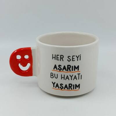HER ŞEYİ AŞARIM -SMİLE KUPA - TURUNCU SAP - 1