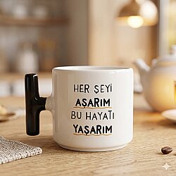 HER ŞEYİ AŞARIM -T KUPA - SİYAH SAP - 