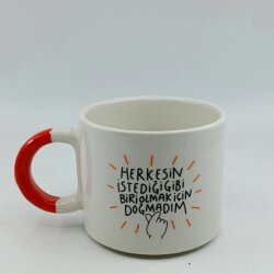 HERKESİN İSTEDİĞİ GİBİ BİRİ OLMAK-D KUPA - TURUNCU SAP - 