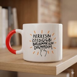 HERKESİN İSTEDİĞİ GİBİ BİRİ OLMAK-D KUPA - TURUNCU SAP - 