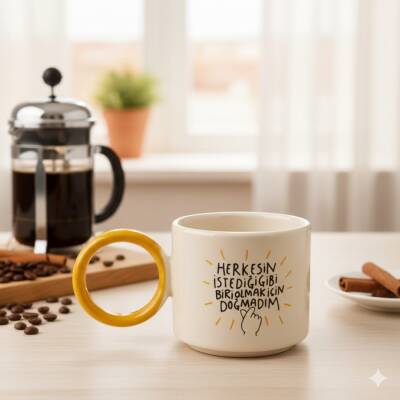 HERKESİN İSTEDİĞİ GİBİ BİRİ OLMAK-O KUPA - SARI SAP - 1