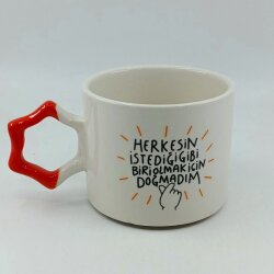 HERKESİN İSTEDİĞİ GİBİ BİRİ OLMAK-YILDIZ KUPA - TURUNCU SAP - 