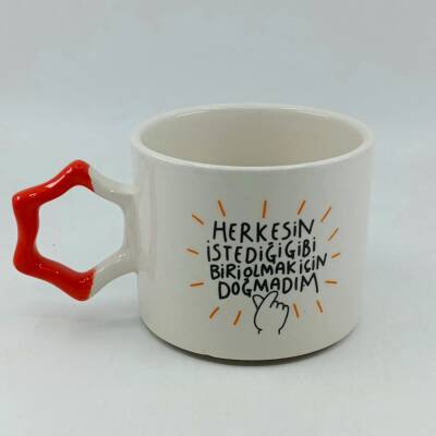 HERKESİN İSTEDİĞİ GİBİ BİRİ OLMAK-YILDIZ KUPA - TURUNCU SAP - 1