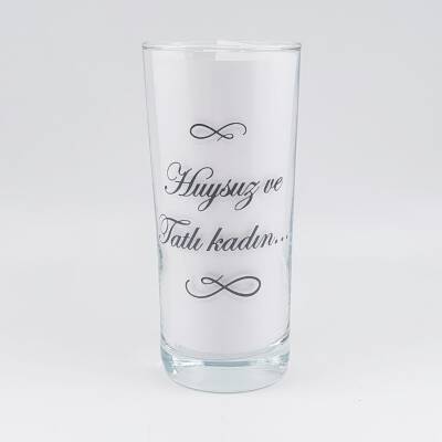 HUYSUZ VE TATLI KADIN-RAKI BARDAĞI - ŞEFFAF - 1
