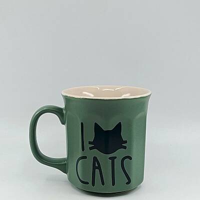 I LOVE CATS-PETEK KUPA - RENKLİ - 1