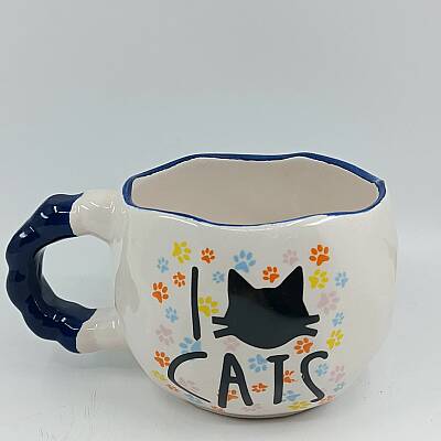 I LOVE CATS- RENKLİ-NİVA KUPA - KOBALT SAP KOBALT TURNET - 1