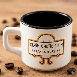 İÇERİK ÜRETİCİSİYİM (KAFADA KURMA)-VENUS KUPA - SİYAH İÇ - 