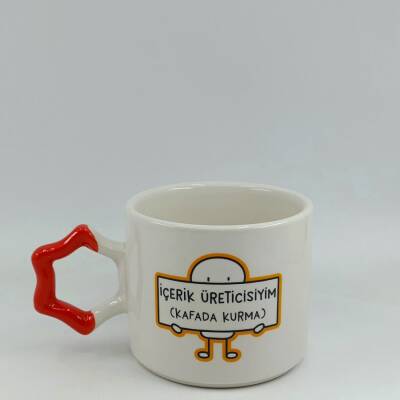 İÇERİK ÜRETİCİSİYİM (KAFADA KURMA)-YILDIZ KUPA - TURUNCU SAP - 1