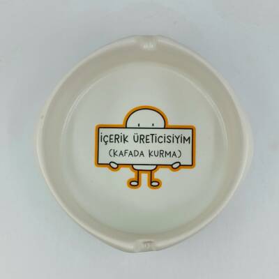 İÇERİK ÜRETİCİSİYİM (KAFADA KURMA)-YUVARLAK KÜLLÜK - TRANSPARAN GÖVDE - 1