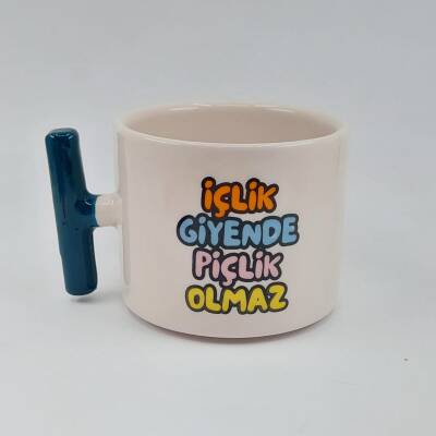 İÇLİK GİYENDE PİÇLİK OLMAZ - T KUPA - YEŞİL SAP - 1