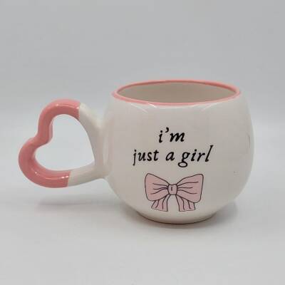 IM JUST A GİRL-AMOUR KUPA - PEMBE SAP PEMBE TURNET - 1