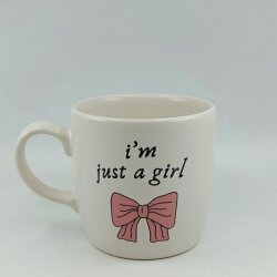 IM JUST A GİRL-BODUR KUPA - TRANSPARAN - 