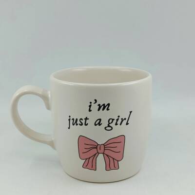 IM JUST A GİRL-BODUR KUPA - TRANSPARAN - 1