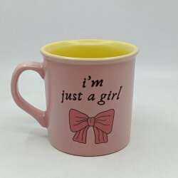 IM JUST A GİRL-İDA KUPA - PEMBE SAP PEMBE GÖVDE SARII İÇ - 