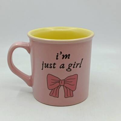 IM JUST A GİRL-İDA KUPA - PEMBE SAP PEMBE GÖVDE SARII İÇ - 1