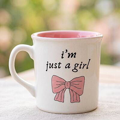 IM JUST A GİRL-İDA KUPA - TRANSPARAN SAP TRANSPARAN GÖVDE PEMBE İÇ - 1