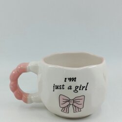 IM JUST A GİRL-NİVA KUPA - PEMBE SAP PEMBE TURNET - 