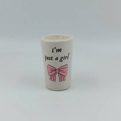 IM JUST A GİRL-SERAMİK PANDORA MUM - TEKLİ - 1