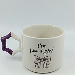 IM JUST A GİRL-YILDIZ KUPA - MOR SAP - 