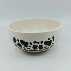 İNEK DESEN-KASE - TRANSPARAN GÖVDE - 