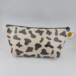 İNEK DESEN-MAKYAJ ÇANTASI - TEKLİ - 