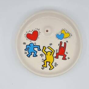 İNSANLAR 1-YUVARLAK SERAMİK NOTLUK - TRANSPARAN GÖVDE - 1