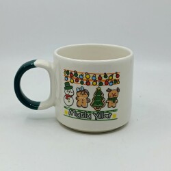 IŞIKLI KURABİYE ADAMLAR MUTLU YILLAR-D KUPA - YEŞİL SAP - 