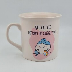 İŞİM OLMAZ BENDEN DE GÜZEL-İDA KUPA - TRANSPARAN - 