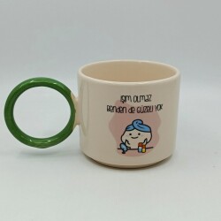 İŞİM OLMAZ BENDEN DE GÜZEL-O KUPA - YEŞİL SAP - 