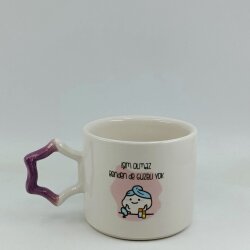 İŞİM OLMAZ BENDEN DE GÜZEL-YILDIZ KUPA - MOR SAP - 