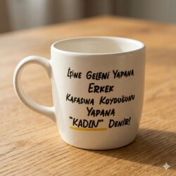 İŞİNE GELENİ YAPANA ERKEK -BODUR KUPA - TRANSPARAN - 