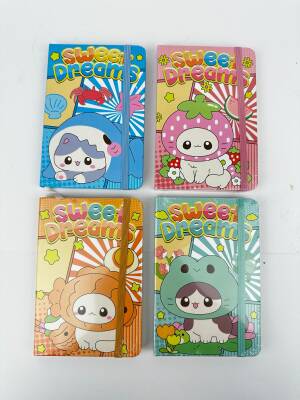 İTHAL DEFTER-LASTİKLİ DEFTER - 24LÜ SET T-17-18 - 2
