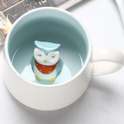 İTHAL KUPA-İÇİ FİGÜRLÜ KUPA - BAYKUŞ K-1-7 - 