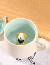 İTHAL KUPA-İÇİ FİGÜRLÜ KUPA - KÖPEK K-1-3 - 