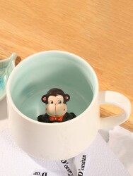 İTHAL KUPA-İÇİ FİGÜRLÜ KUPA - MAYMUN K-1-6 - 