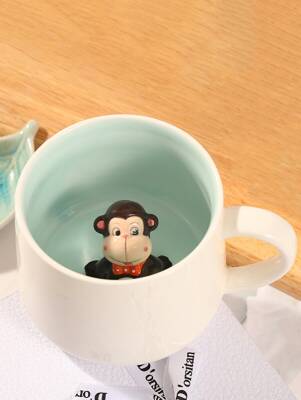 İTHAL KUPA-İÇİ FİGÜRLÜ KUPA - MAYMUN K-1-6 - 1