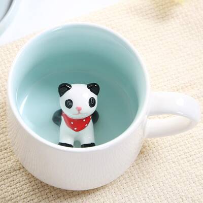 İTHAL KUPA-İÇİ FİGÜRLÜ KUPA - PANDA K-1-2 - 1