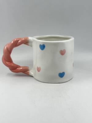 İTHAL KUPA-ÖRGÜ SAP ÇAY FİNCANI - KALP K-2-6 - 1