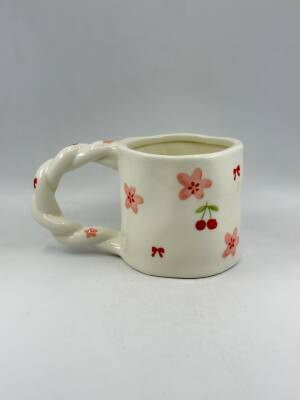 İTHAL KUPA-ÖRGÜ SAP ÇAY FİNCANI - KİRAZ K-2-7 - 1