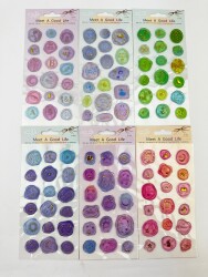 İTHAL STİCKER-STİCKER PUL - T-15-5 12Lİ SET - 